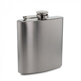 Bookwill Bouteille de boisson - Moyenne 6oz - Chrome satiné