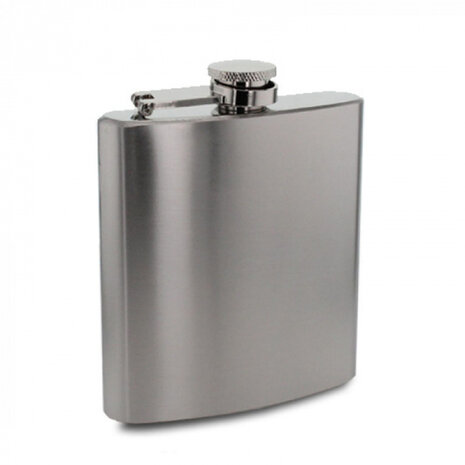 Bookwill Bouteille de boisson - Moyenne 6oz - Chrome satiné