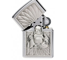 Zippo Buddha mit 108 Perlen Zippo Buddha mit 108 Perlen