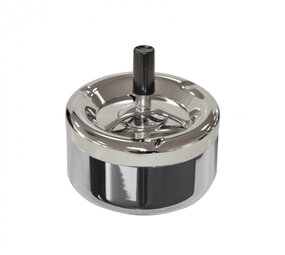 Bookwill Rotating ashtray - 135mm - Chrome Bookwill Rotating ashtray - 135mm - Chrome