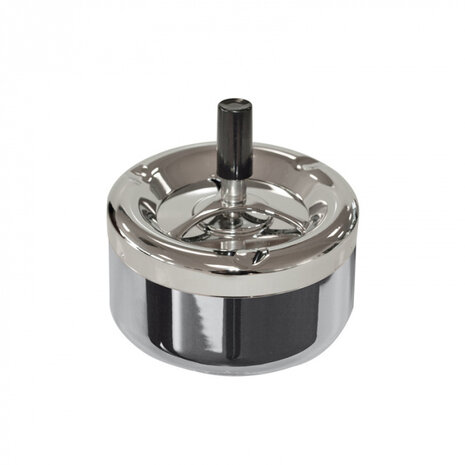 Bookwill Rotating ashtray - 135mm - Chrome