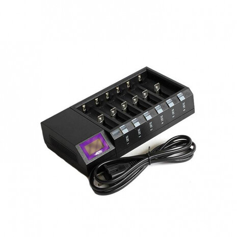 Musthavz Chargeur intelligent Efest LUC BLU6 Oled Musthavz Chargeur intelligent Efest LUC BLU6 Oled