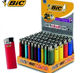 BIC BIC Maxi J38 - Wegwerp Piezo - Electric - Display (50-stuks) BIC BIC Maxi J38 - Wegwerp Piezo - Electric - Display (50-stuks)