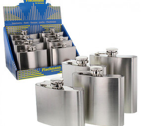 Bookwill Bookwill - Drankflacon - Chroom - 2 x 4 sizes Bookwill Bookwill - Drankflacon - Chroom - 2 x 4 sizes