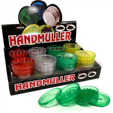 Zorr Zorr - Moulin - 60mm - 4 pièces - Plastique - Présentoir (16 pièces)