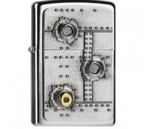 Zippo Zippo - Trous de balles 3D Zippo Zippo - Trous de balles 3D