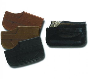 Bookwill Bookwill - Étui briquet - Cuir noir - Modèle Ronson VF Bookwill Bookwill - Étui briquet - Cuir noir - Modèle Ronson VF