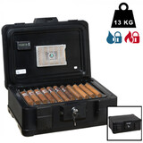 FireKing Cave à cigares FireKing - Safe Fire and Water 60 cigares - 165x404x315mm