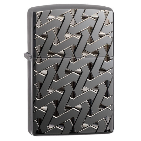 Zippo Zippo - Geometric Weave Design