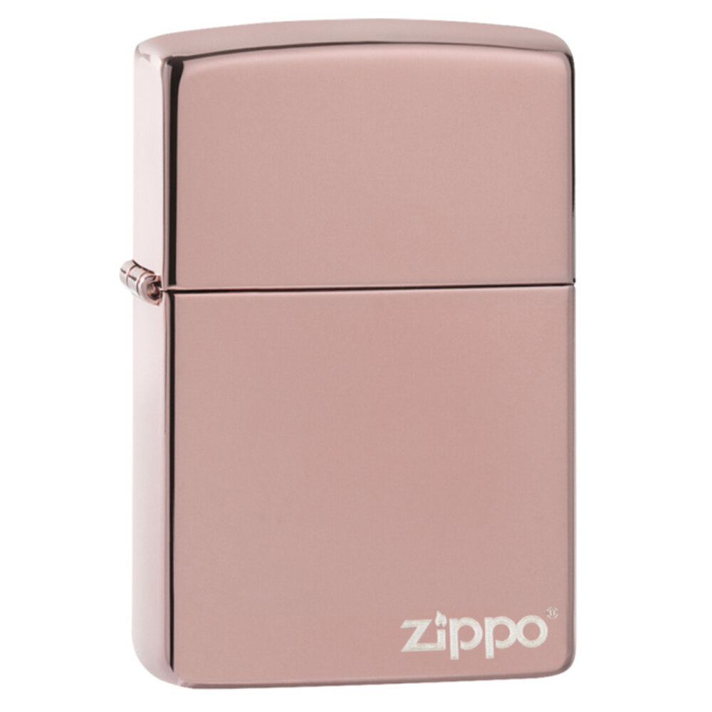 Zippo Zippo Regular - Rose polie avec logo Zippo Zippo Zippo Regular - Rose polie avec logo Zippo