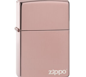 Zippo Zippo Regular - Hochglanzpolierte Rose mit Zippo-Logo Zippo Zippo Regular - Hochglanzpolierte Rose mit Zippo-Logo