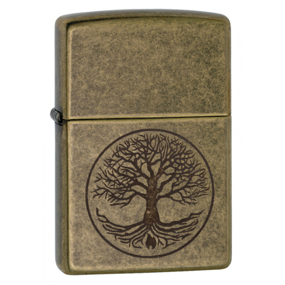 Zippo Zippo - Baum des Lebens Antik Messing Zippo Zippo - Baum des Lebens Antik Messing