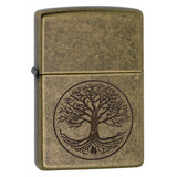 Zippo Zippo - Arbre de Vie Laiton Antique Zippo Zippo - Arbre de Vie Laiton Antique
