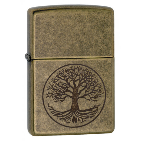 Zippo Zippo - Arbre de Vie Laiton Antique Zippo Zippo - Arbre de Vie Laiton Antique