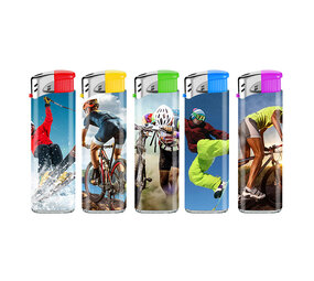 Lux Lux - Disposable lighter - Sport - Display (50-pieces) Lux Lux - Disposable lighter - Sport - Display (50-pieces)