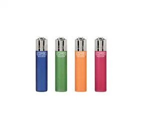 Clipper Clipper - Flint lighter - Metallic Fluo - Display (48-pieces) Clipper Clipper - Flint lighter - Metallic Fluo - Display (48-pieces)