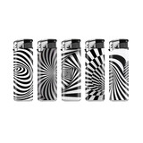 Lux Lux - Wegwerp aansteker - Black/White - Display (50-stuks) Lux Lux - Wegwerp aansteker - Black/White - Display (50-stuks)
