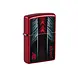 Zippo Zippo - Candy Apple Red and Gray Zippo Design Zippo Zippo - Candy Apple Red and Gray Zippo Design