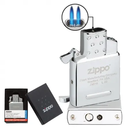 Zippo Zippo - Insert au butane Double Flamme Zippo Zippo - Insert au butane Double Flamme