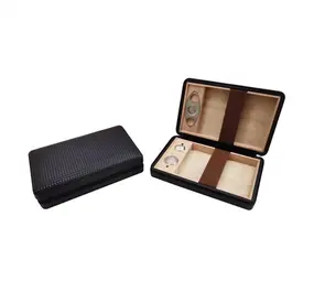 Bookwill Bookwill Cave à cigares de voyage - Noir PU 235x152x62mm Bookwill Bookwill Cave à cigares de voyage - Noir PU 235x152x62mm