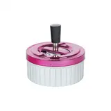 Bookwill Bookwill - Twist-Ashtray - 110mm - Silver Violet Metallic Bookwill Bookwill - Twist-Ashtray - 110mm - Silver Violet Metallic