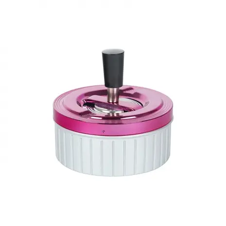 Bookwill Bookwill - Twist-Aschenbecher - 110mm - Silber Violett Metallic Bookwill Bookwill - Twist-Aschenbecher - 110mm - Silber Violett Metallic