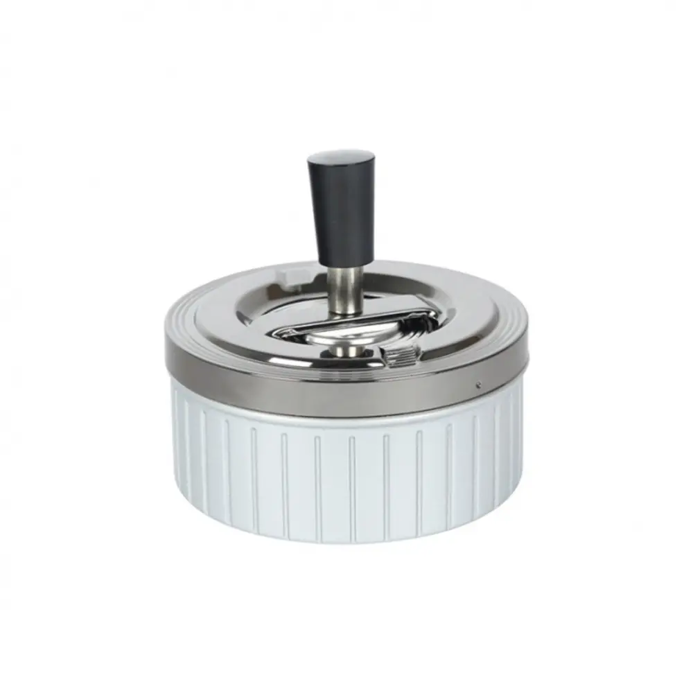 Bookwill Bookwill - Twist-Aschenbecher - 110mm - Silbergrau Metallic