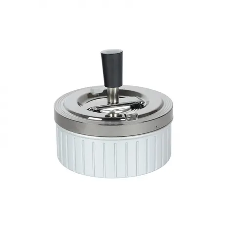 Bookwill Bookwill - Twist-Aschenbecher - 110mm - Silbergrau Metallic