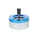 Bookwill Bookwill - Draai-Asbak - 110mm - Zilver Blauw Metalic Bookwill Bookwill - Draai-Asbak - 110mm - Zilver Blauw Metalic