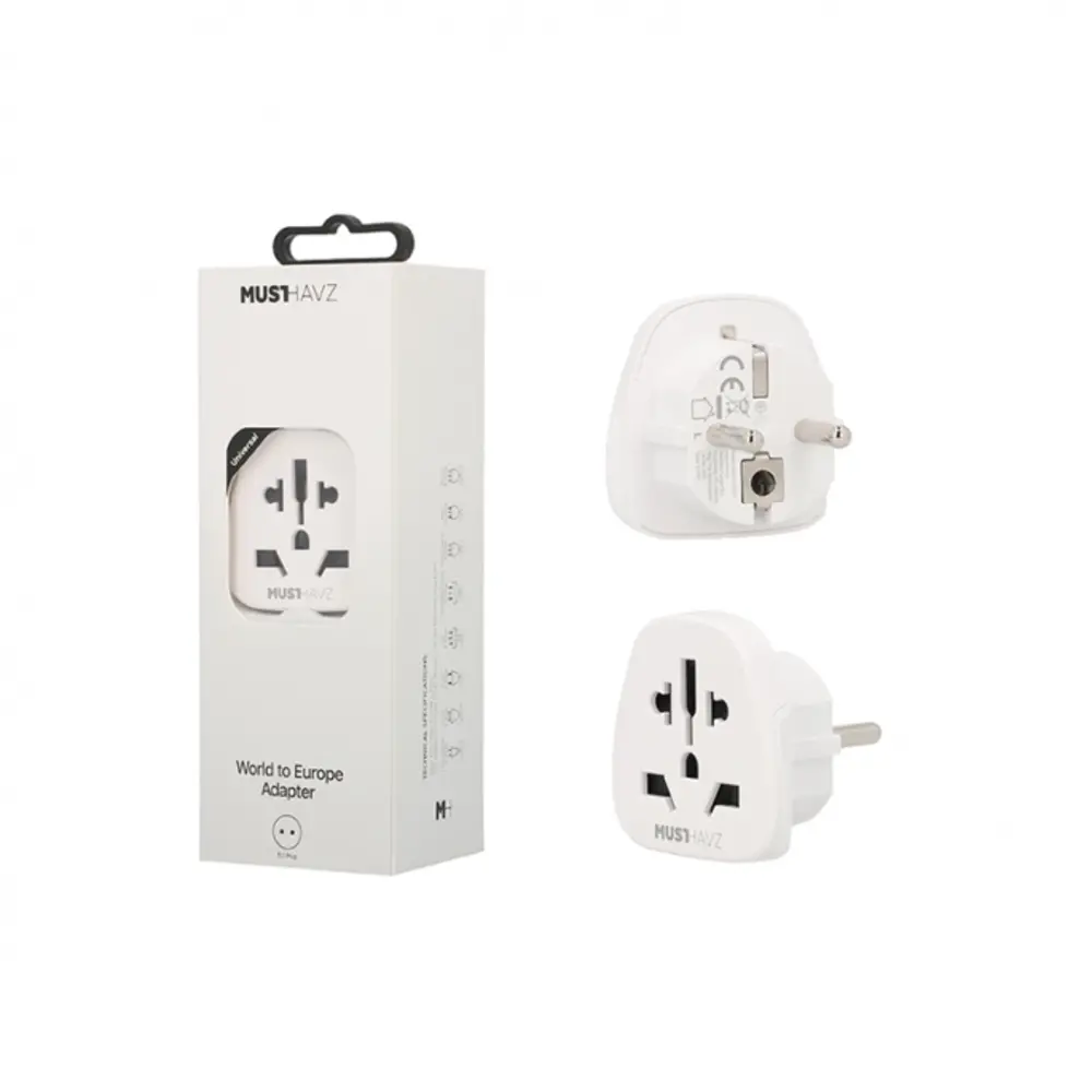 Musthavz Musthavz - World to Europe Adapter Musthavz Musthavz - World to Europe Adapter