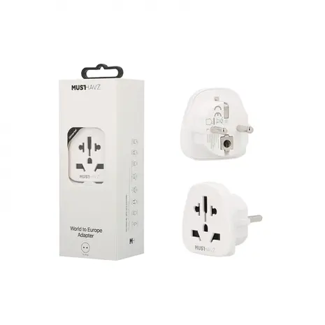Musthavz Musthavz - World to Europe Adapter Musthavz Musthavz - World to Europe Adapter