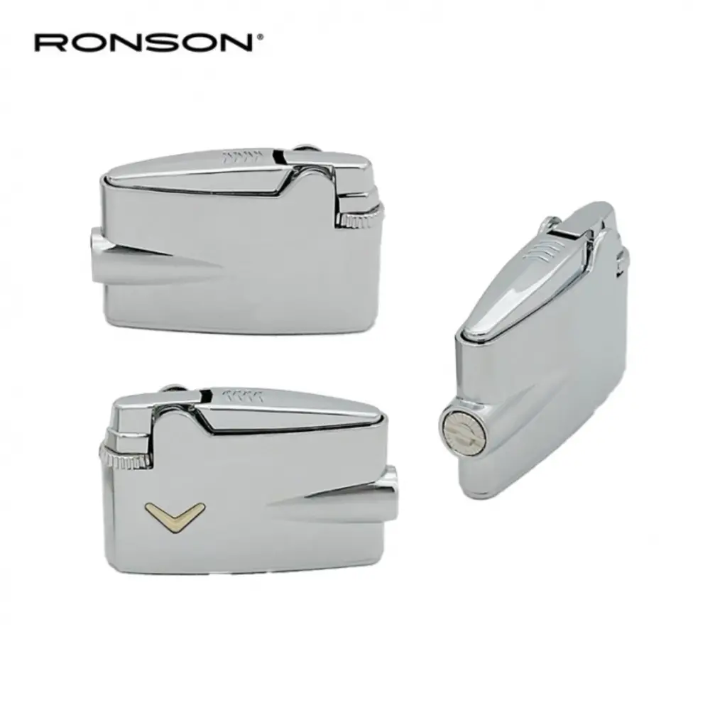 Ronson Ronson Mini Premier Varaflame - Briquet à silex - Argent