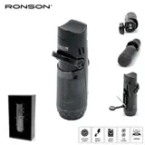 Ronson Ronson Bora - 2-Jetflame aansteker + Boor - Metal Black Ronson Ronson Bora - 2-Jetflame aansteker + Boor - Metal Black
