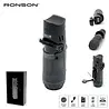 Ronson Ronson Bora - 2-Jetflame aansteker + Boor - Metal Black Ronson Ronson Bora - 2-Jetflame aansteker + Boor - Metal Black