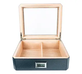 Bookwill Bookwill Humidor - 260x220x90mm - Carbon Fiber Bookwill Bookwill Humidor - 260x220x90mm - Carbon Fiber