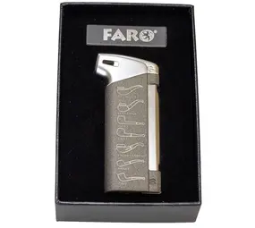 Faro Faro - Pijp aansteker w/ Tools - Design Grey Faro Faro - Pijp aansteker w/ Tools - Design Grey