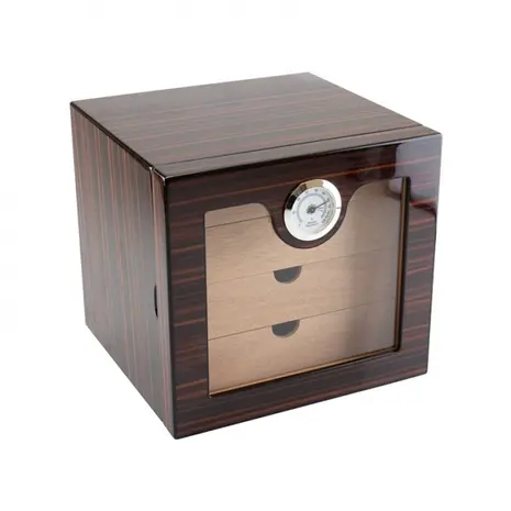 Bookwill Bookwill Humidor - Kabinet 4-lades - 80 sigaren - Teak High Gloss - 240x230x220mm Bookwill Bookwill Humidor - Kabinet 4-lades - 80 sigaren - Teak High Gloss - 240x230x220mm