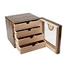 Bookwill Bookwill Humidor - Schrank 4-Schubladen - 80 Zigarren - Makassar Hochglanz - 240x230x220mm Bookwill Bookwill Humidor - Schrank 4-Schubladen - 80 Zigarren - Makassar Hochglanz - 240x230x220mm