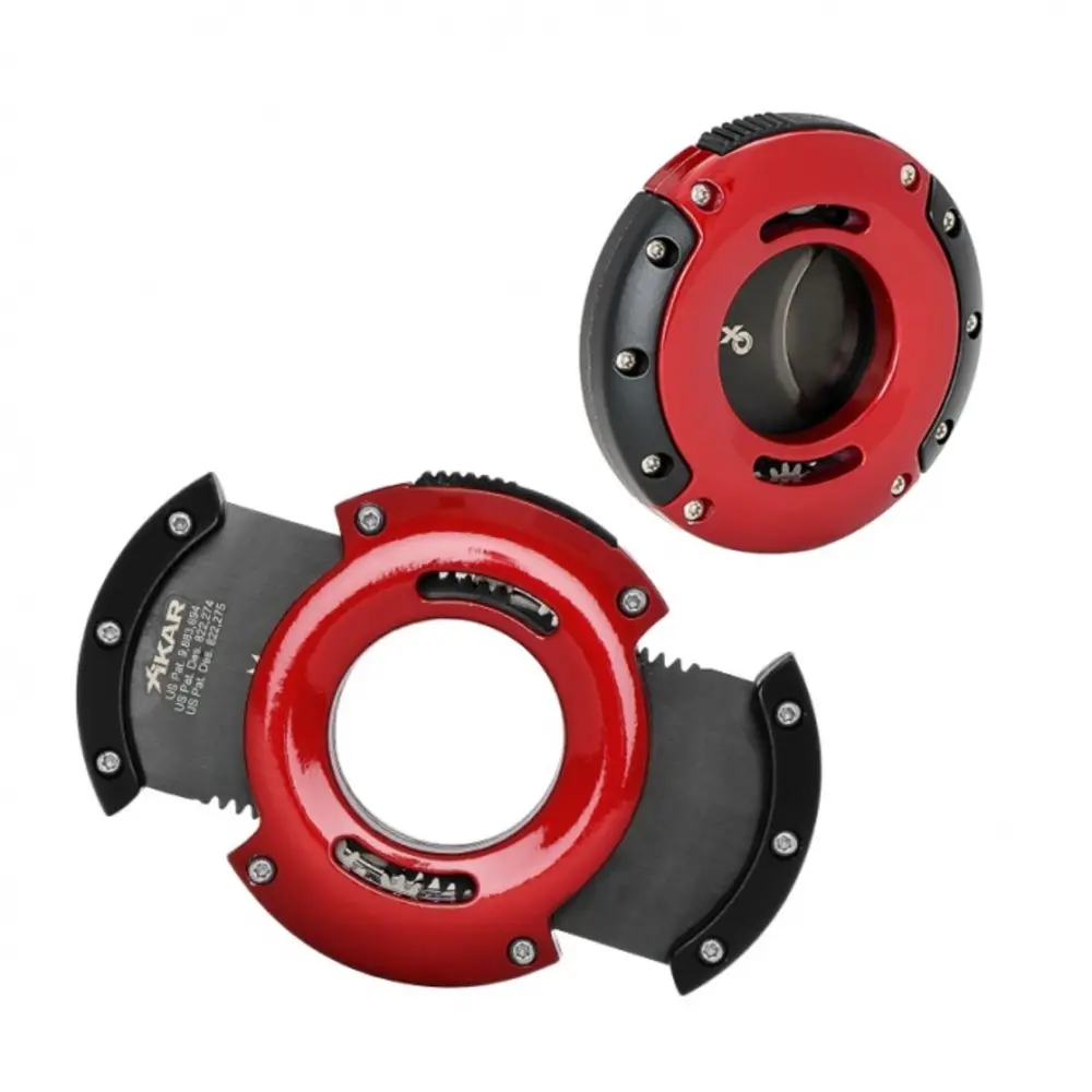 Xikar Xikar - Sigarenknipper - Round XO Cutter Black Blade - Red Xikar Xikar - Sigarenknipper - Round XO Cutter Black Blade - Red