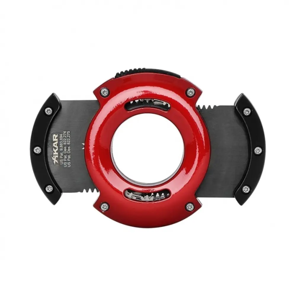 Xikar Xikar - Zigarrenschneider - Runder XO Cutter Schwarze Klinge - Rot Xikar Xikar - Zigarrenschneider - Runder XO Cutter Schwarze Klinge - Rot