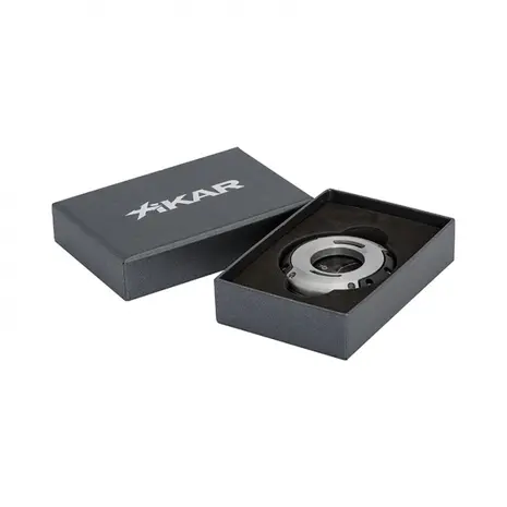 Xikar Xikar - Sigarenknipper - Round XO Cutter Black Blade - Silver Xikar Xikar - Sigarenknipper - Round XO Cutter Black Blade - Silver