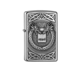 Zippo Zippo - Drachen mit Zippo Satin Finish Zippo Zippo - Drachen mit Zippo Satin Finish