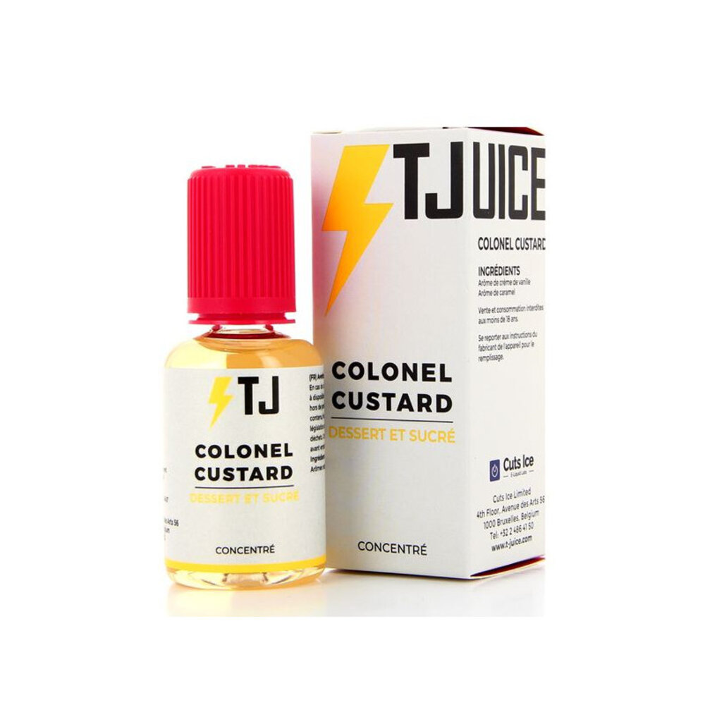 T-Juice Arôme Crème Anglaise Colonel 30ml T-Juice Arôme Crème Anglaise Colonel 30ml