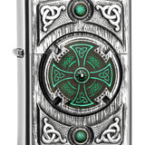 Zippo Zippo - Keltisches Grünes Kreuz Zippo Zippo - Keltisches Grünes Kreuz