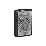 Zippo Zippo - Ebenholz Emblem Metall Drache Zippo Zippo - Ebenholz Emblem Metall Drache