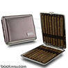 Bookwill Bookwill - Cigar case - 113x88x23mm - 16x Cigarillo - Nickel - 1 piece Bookwill Bookwill - Cigar case - 113x88x23mm - 16x Cigarillo - Nickel - 1 piece