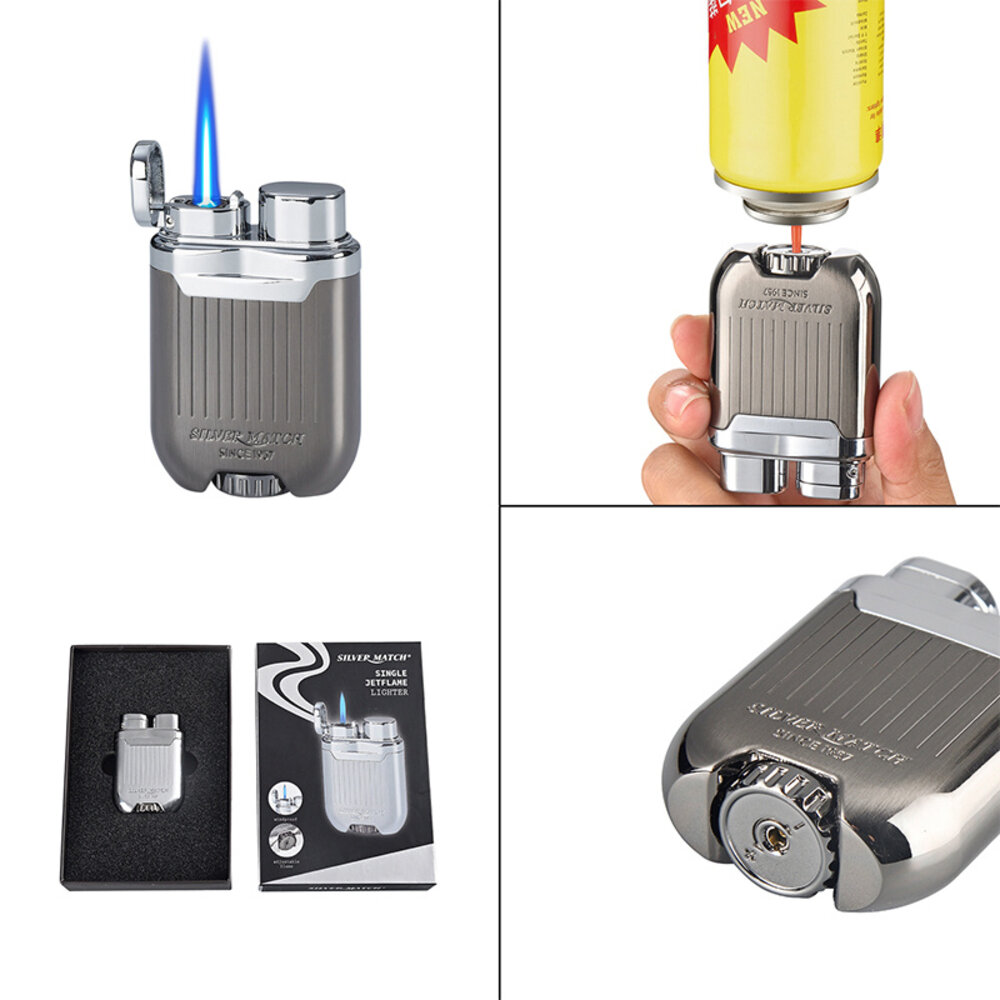 Silver match Silver Match - Bucarest - Jetflame aansteker - 2 Kleuren (2-stuks) Silver match Silver Match - Bucarest - Jetflame aansteker - 2 Kleuren (2-stuks)