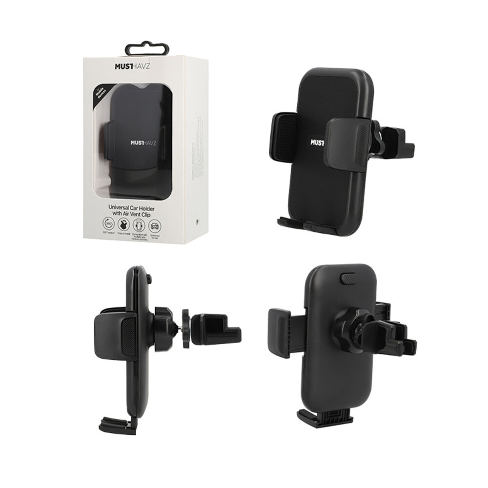 Musthavz Musthavz - Support de voiture universel - Clip de ventilation Musthavz Musthavz - Support de voiture universel - Clip de ventilation
