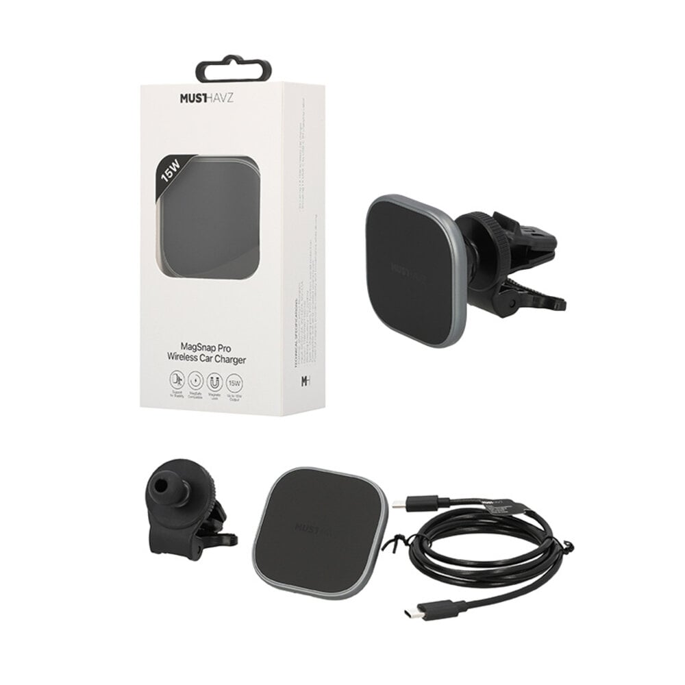 Musthavz Musthavz - MagSnap Pro Wireless Car Charger 15W Musthavz Musthavz - MagSnap Pro Wireless Car Charger 15W