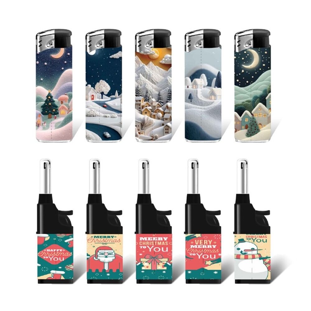 Lux Lux - Briquet jetable - Set combiné de Noël - MPL/Piezo